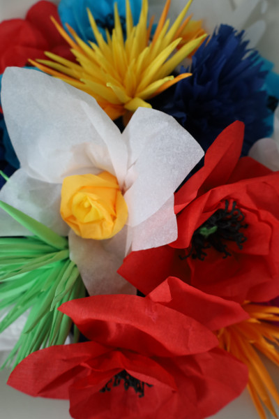 Papirblomst prosjekt